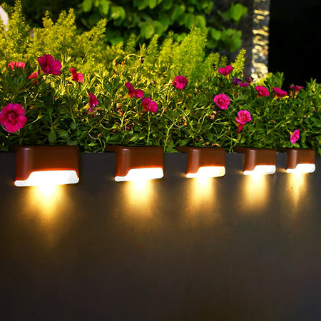 Premium Waterproof LED Step Solar Lights for Outdoor Garden, Patio, Fence & Stairs